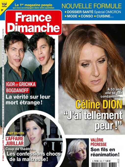 Cover image for France Dimanche: No. 3932